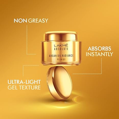 Lakme Absolute Argan Oil Radiance Oil|In Gel 50G